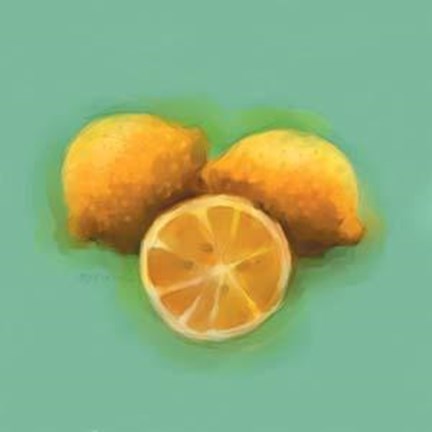 Framed Lemons Print