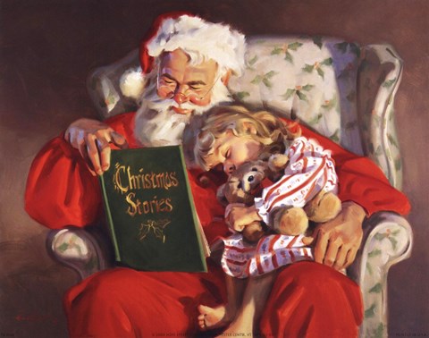 Framed Christmas Stories Print