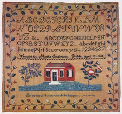 Framed Sampler Print