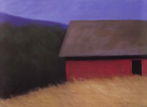 Framed LaCross Barn Print