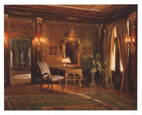 Framed Sunlit Room Print