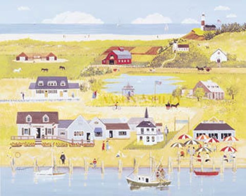 Framed Snug Harbor Print