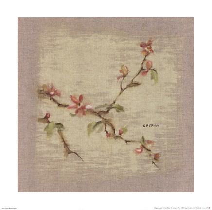 Framed Cherry Blossom Square Print