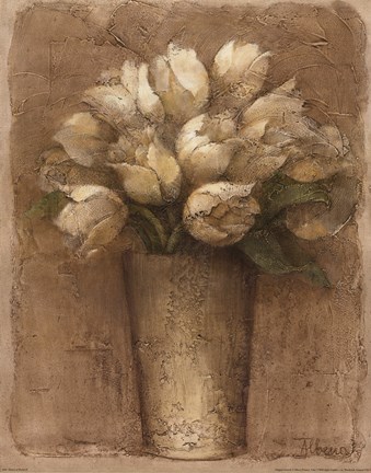 Framed Flowers at Market II Print