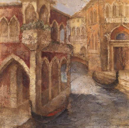 Framed Memories of Venice I Print