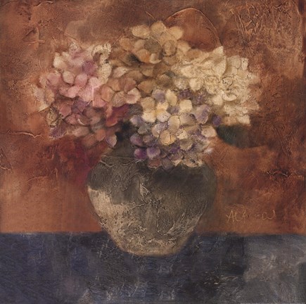 Framed Hydrangea Study II Print