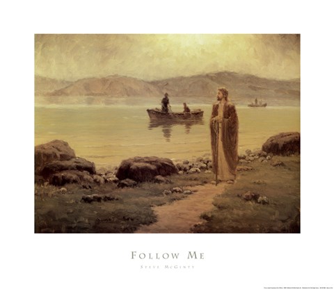 Framed Follow Me Print