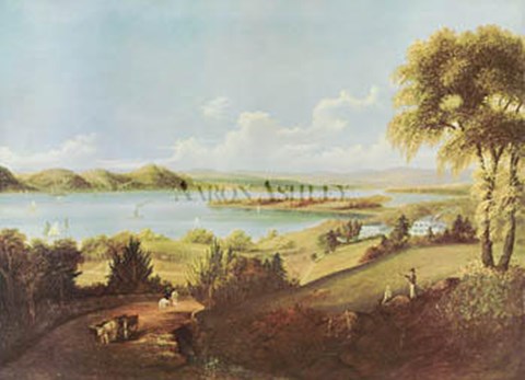 Framed Land Of Promise Print