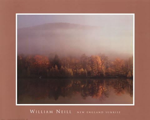 Framed New England Sunrise Print