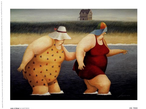 Framed Judy Marge Print