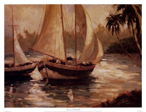 Framed Journey's End II Print