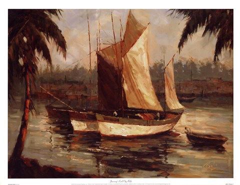 Framed Journey's End I Print