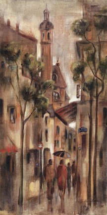 Framed Rue Amelie Print