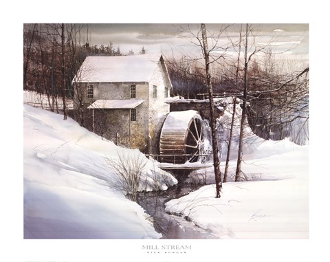 Framed Mill Stream Print