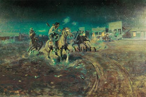 Framed When Guns Speak Print