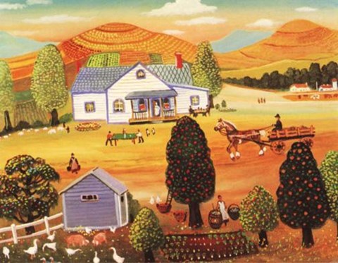 Framed Fruitful Land Print