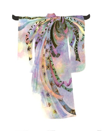 Framed Kimono I Print