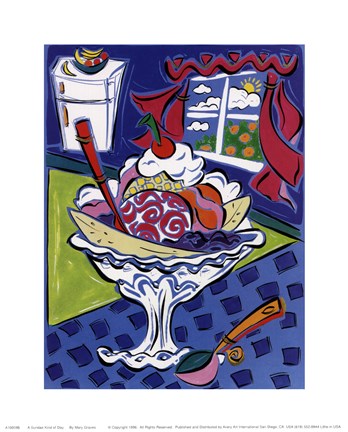 Framed Sundae Kind of Day Print