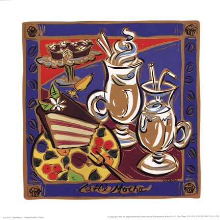 Framed Caffe Mocha Print