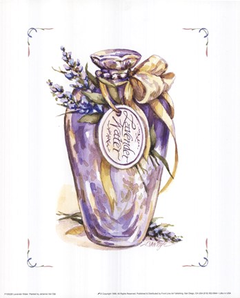 Framed Lavender Water Print