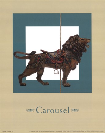 Framed Carousel III Print