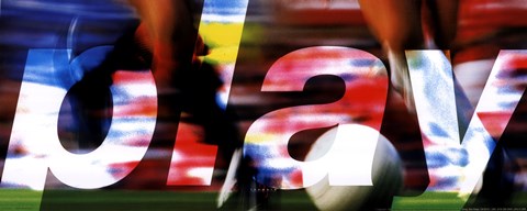 Framed Play-Soccer Print