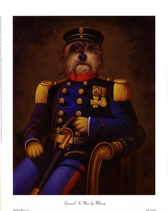 Framed General K. Nine Print