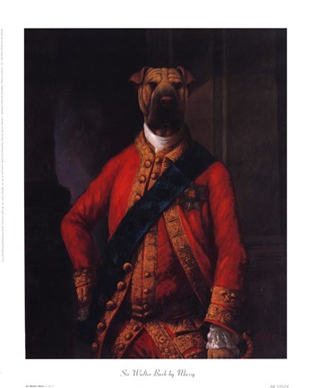 Framed Sir Walter Bark Print