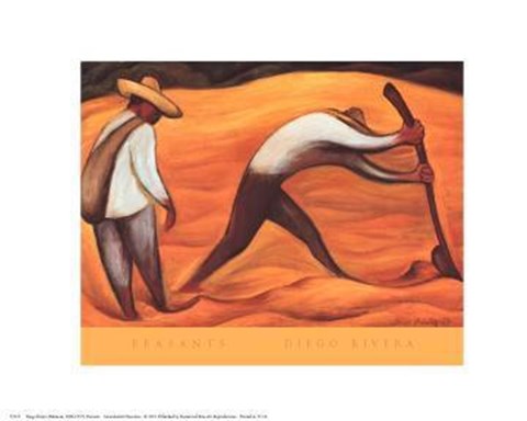 Framed Peasants Print