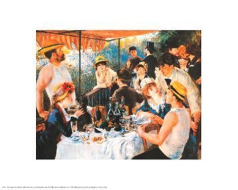 Framed Luncheon Of The Boating Party, 1881 Print
