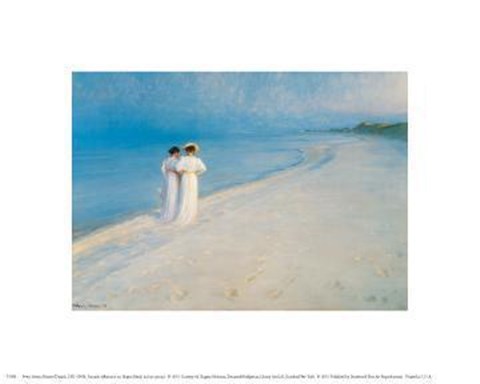 Framed Summer Afternoon on Skagen Beach Print