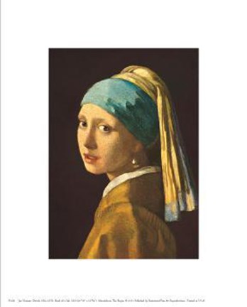 Framed Girl With The Pearl Earring Print