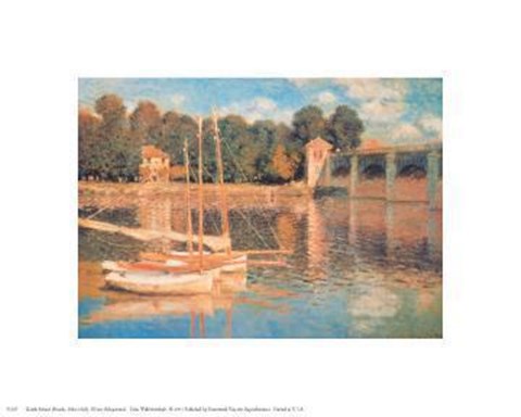 Framed Il Pont d&#39;Argenteuil Print