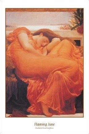 Framed Flaming June, c.1895 Print