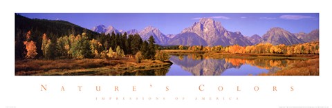 Framed Nature&#39;s Colors - Grand Teton Range Print