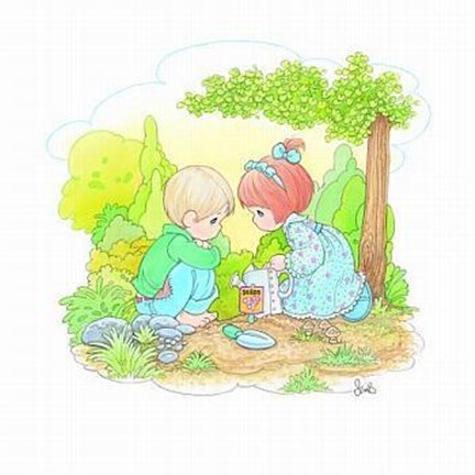 Framed Sowing the Seeds of Friendship Print