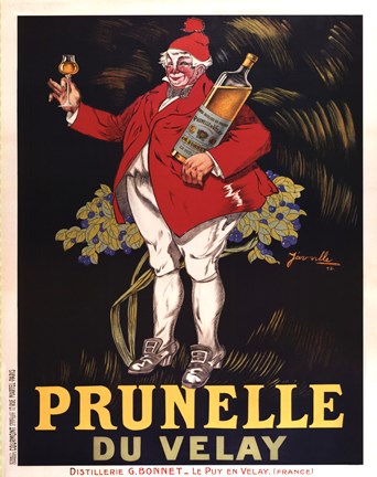 Framed Prunelle Du Velay Print