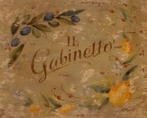 Framed Il Gabinetto Print