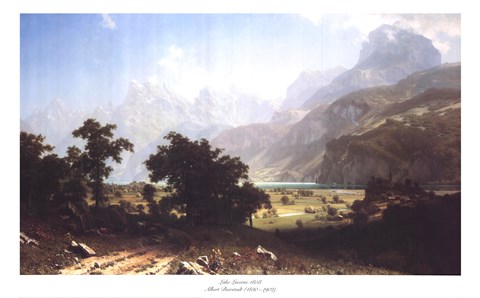 Framed Lake Lucerne Print