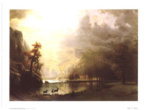 Framed Sierra Nevada Morning Print