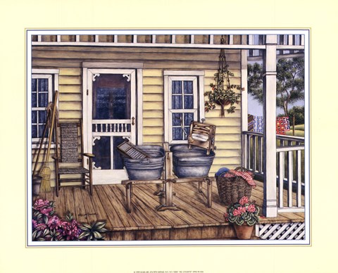 Framed Laundry Day Print