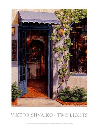 Framed Two Lights Print