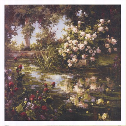 Framed Juliet's Garden III Print