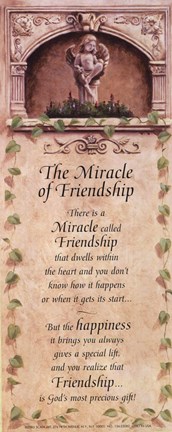 Framed Miracle Of Friendship (Angel) Print