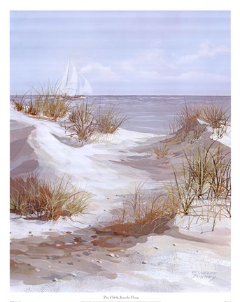 Framed Dune Path Print