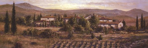 Framed Bagni Di Lucca Print