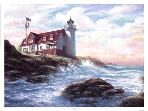 Framed Point Betsie Light Print