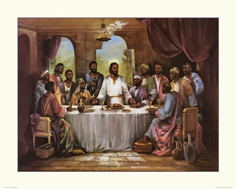 Framed Last Supper Print