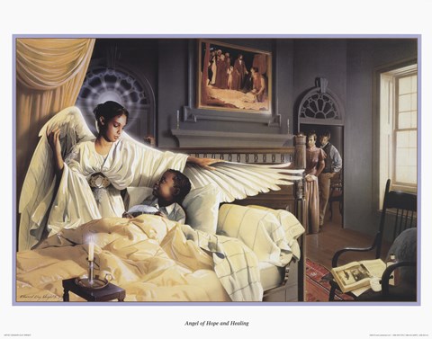 Framed Angel Of Hope And Healing Print