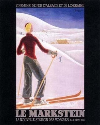 Framed Le Markstein Print